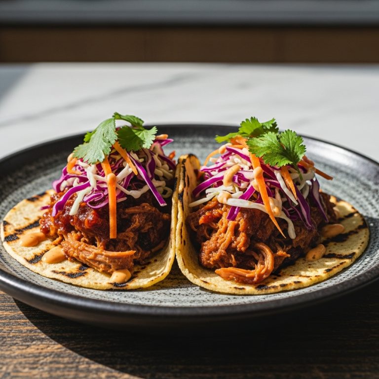 Copycat Restaurant Lunch: Street-Food Inspired BBQ Pulled Pork Tacos