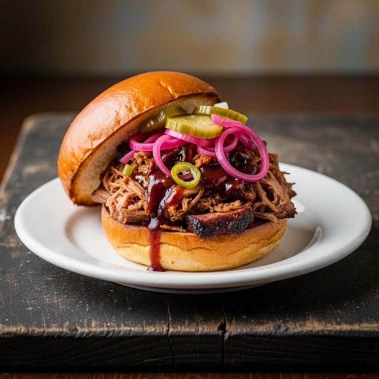 Copycat Street Food BBQ pulled Pork Sandwich