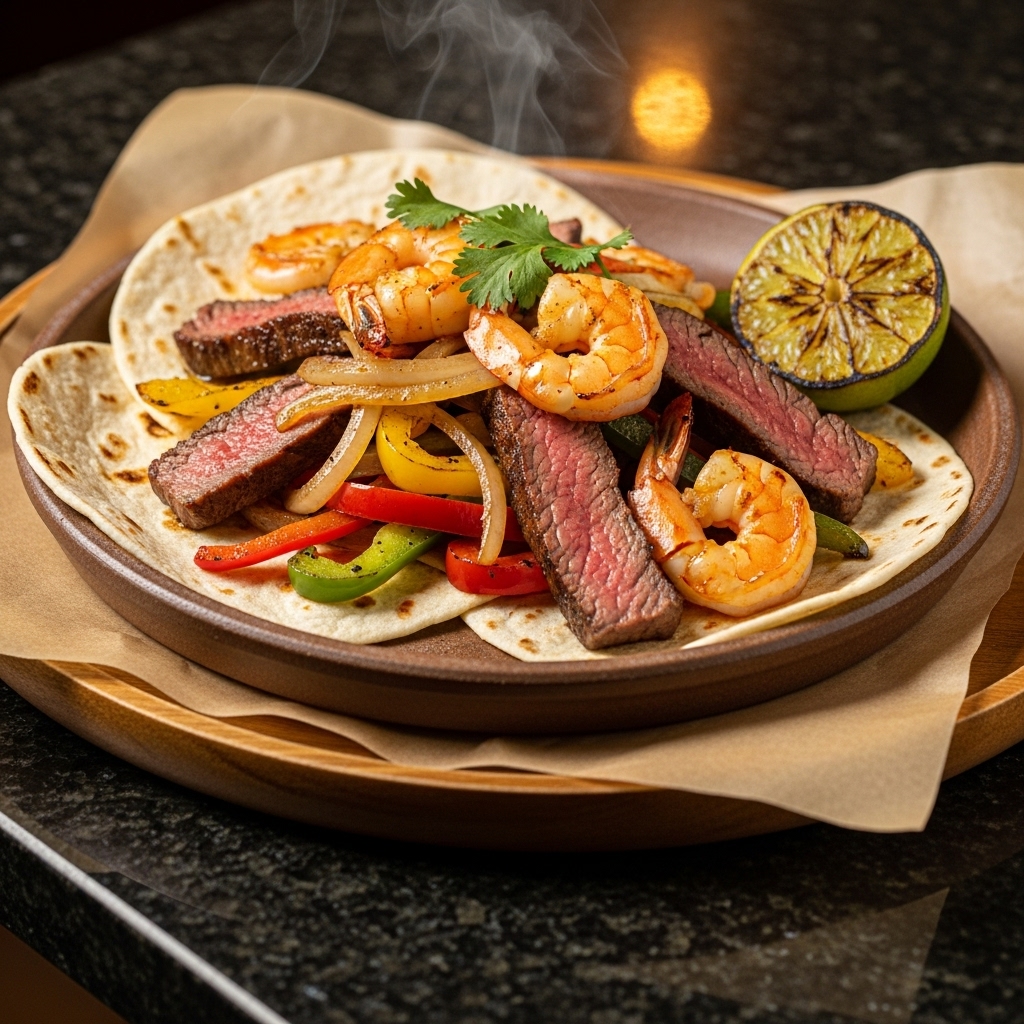 Copycat Street Food Surf & Turf Fajitas