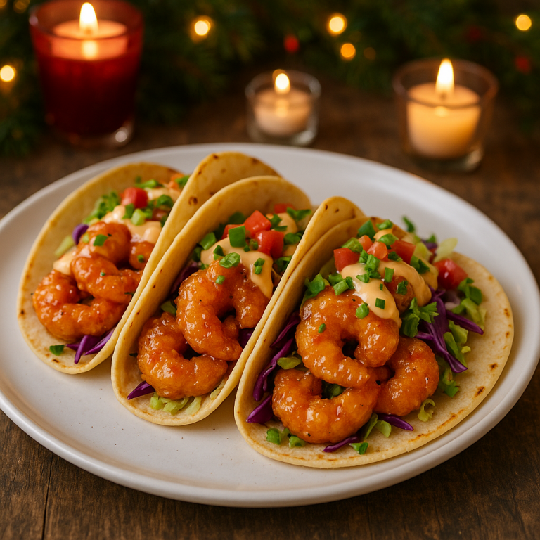 Copycat Street Market’s Firecracker Shrimp Tacos