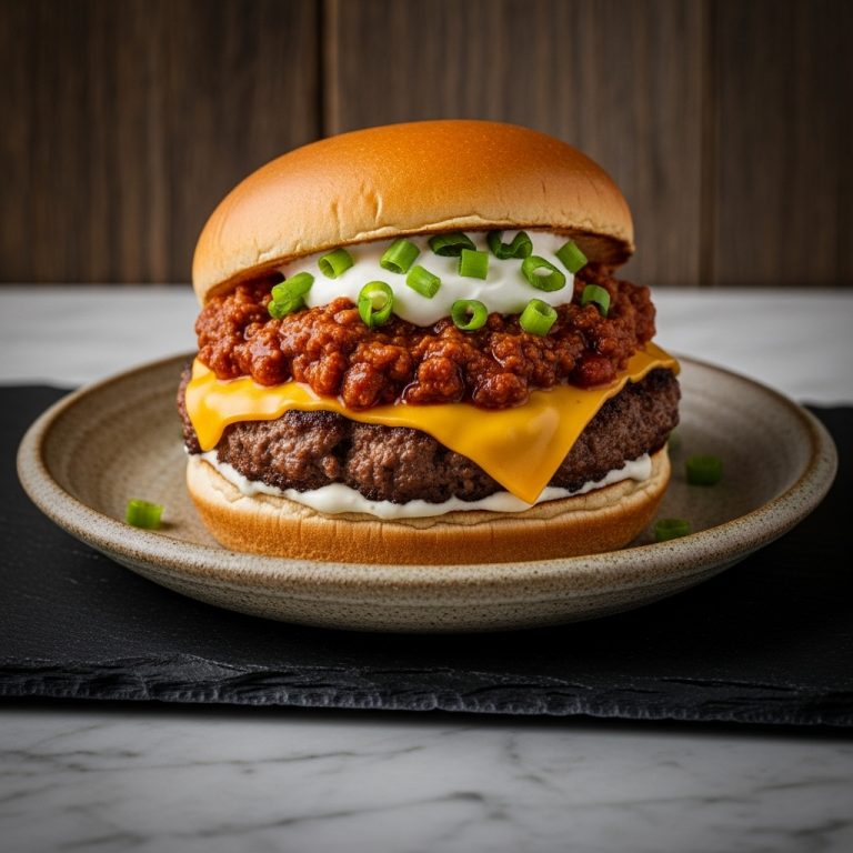 Copycat Taco Bell Firehouse Chili Burger