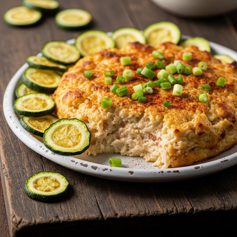 Creamy Keto Cajun Crab Dip with Spicy Zucchini Chips – A Cinematic Experience!