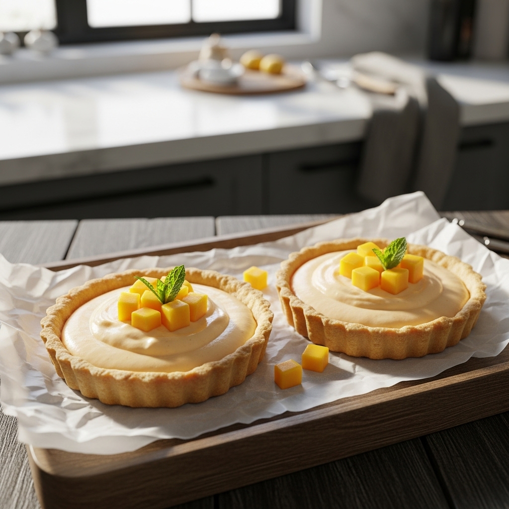 Creamy Mango Mousse Tartlets – A Gluten-Free Pakistani Dessert Sensation