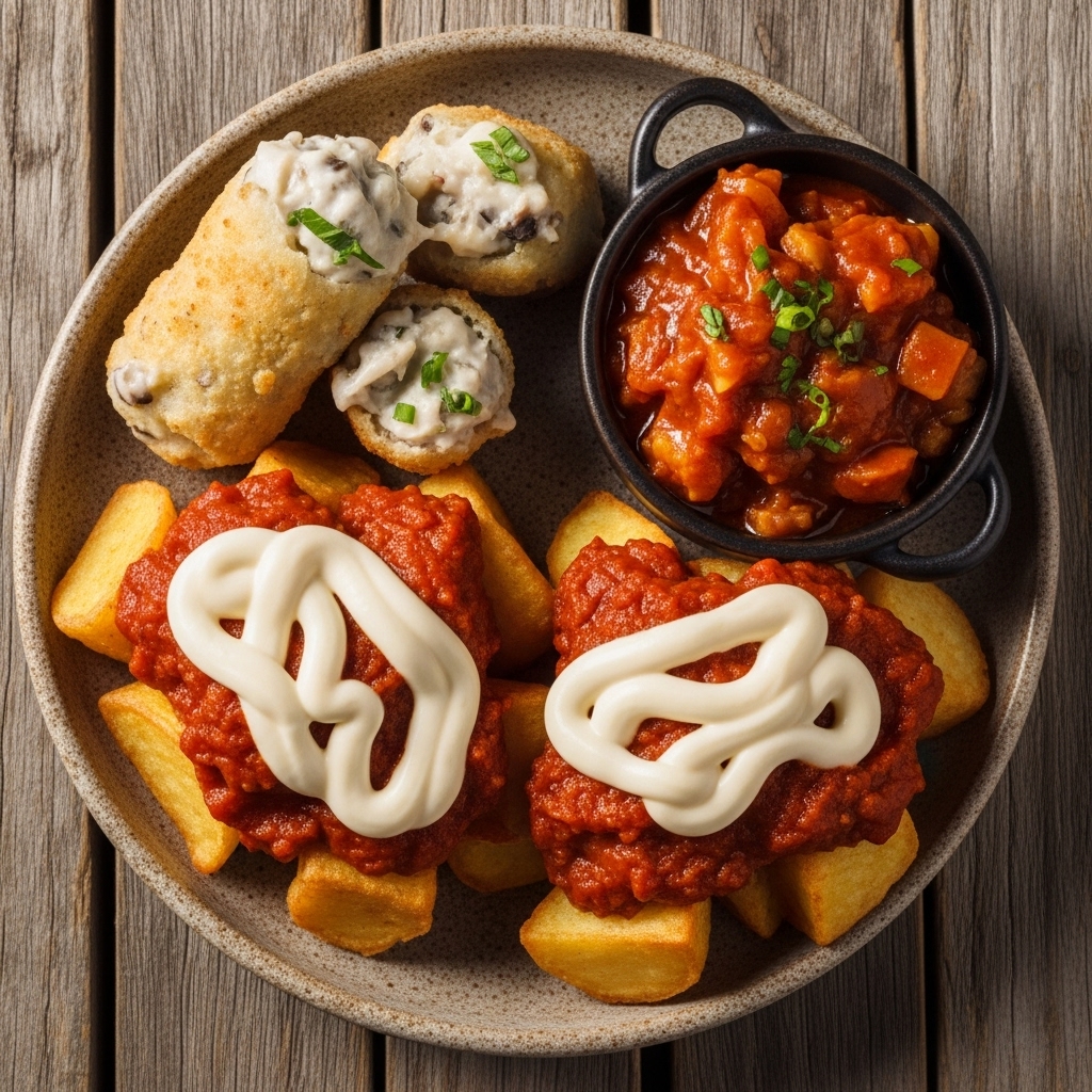 Creamy Spanish Tapas – A Vegetarian Delight