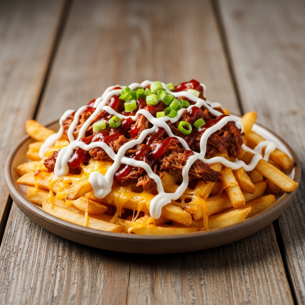 Crispy BBQ Loaded Fries