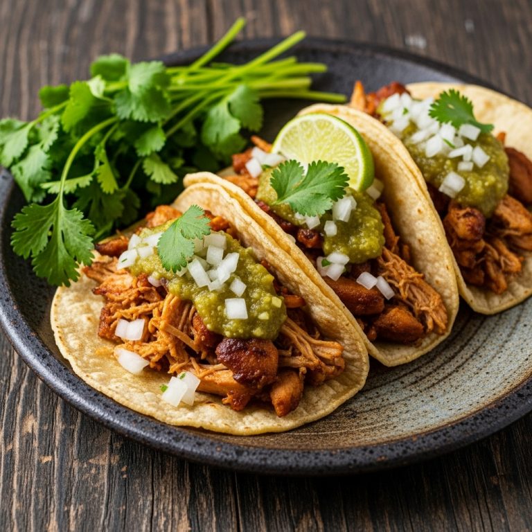 Crispy Chicken Carnitas Tacos
