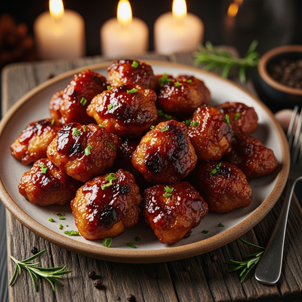 Crispy Smoky BBQ Chicken Bites