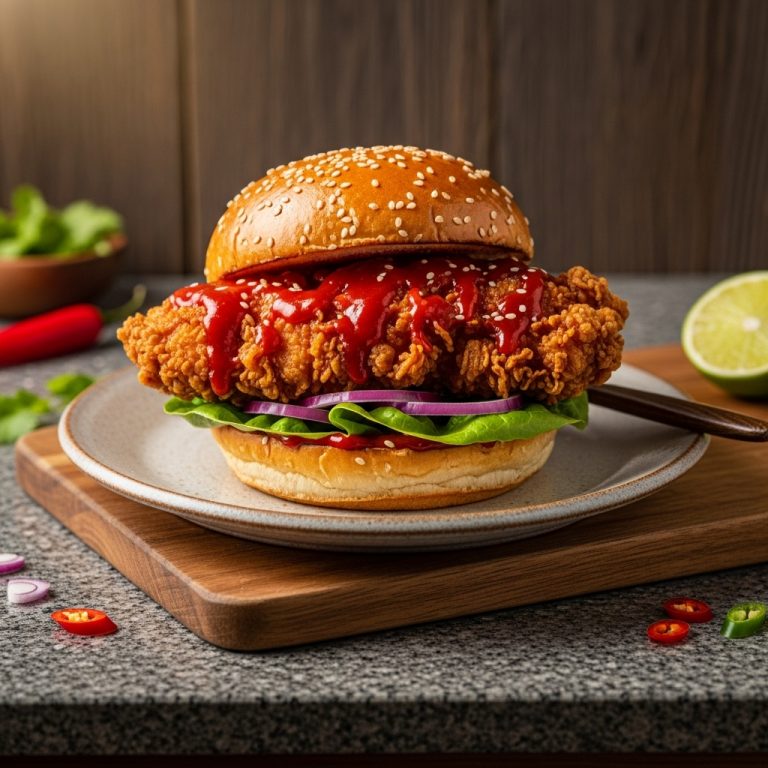 Crispy Sriracha Chicken Sandwich