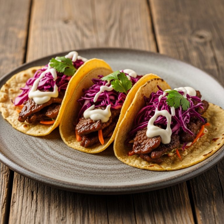 Crunchy Korean BBQ Tacos