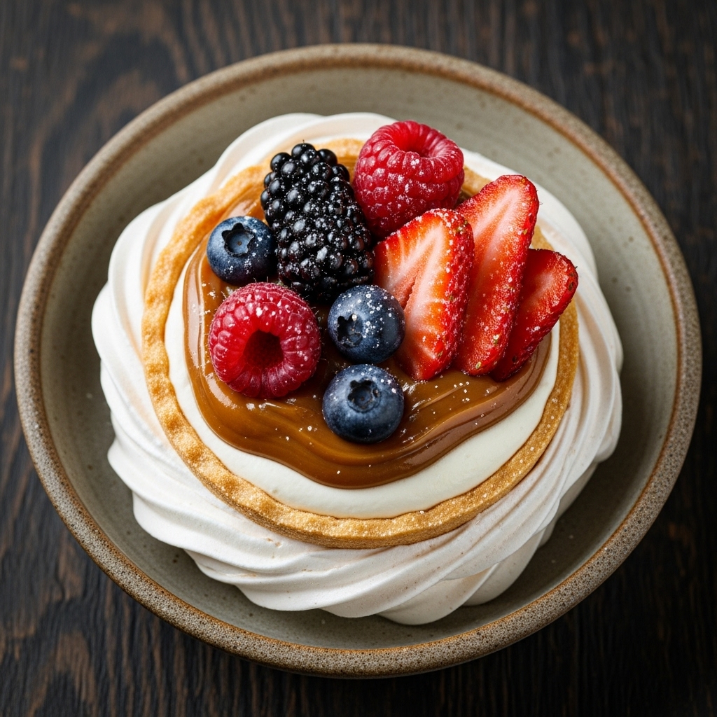 Delectable Chilean Dessert Recipe: Paleo-friendly Manjar Pavlova Tarts