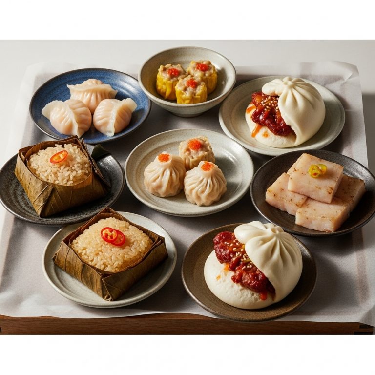 Delectable Chinese Brunch Dim Sum Feast
