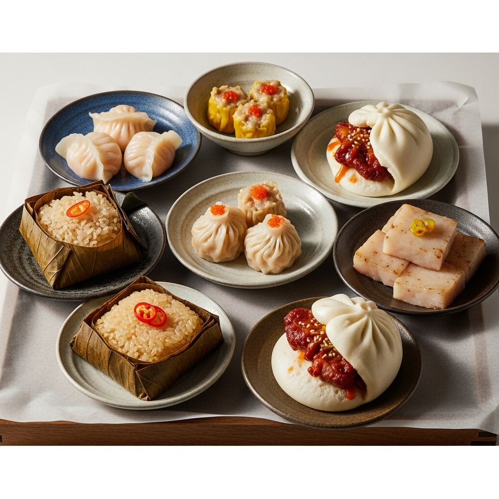 Delectable Chinese Brunch Dim Sum Feast