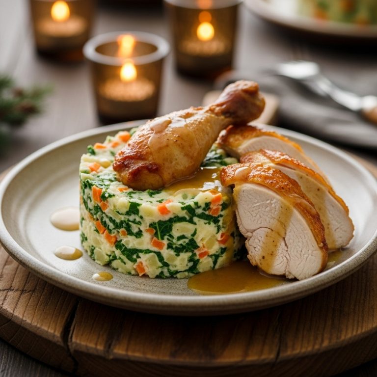 Delectable Dutch Gluten-Free Stoemp with Roasted Chicken