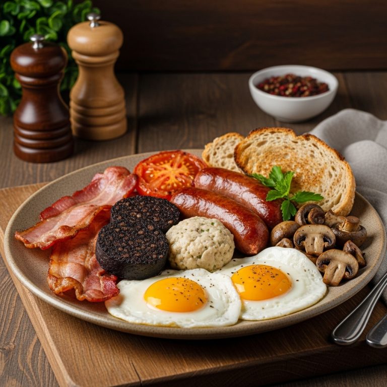 Delectable Irish Breakfast for a Standard Diet: A Sensory Feast