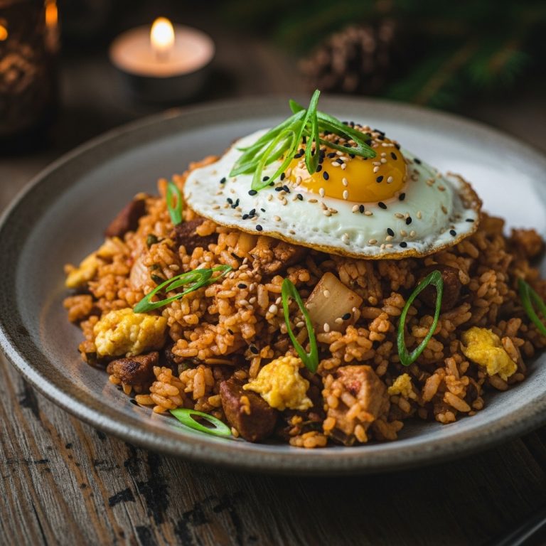Delectable Korean Breakfast Bowl: Paleo-Friendly Kimchi Fried Rice Delight