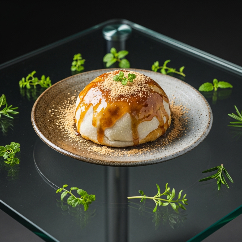 “Delectable Korean Mochi Cake: A Heavenly Fusion of Textures and Flavors”