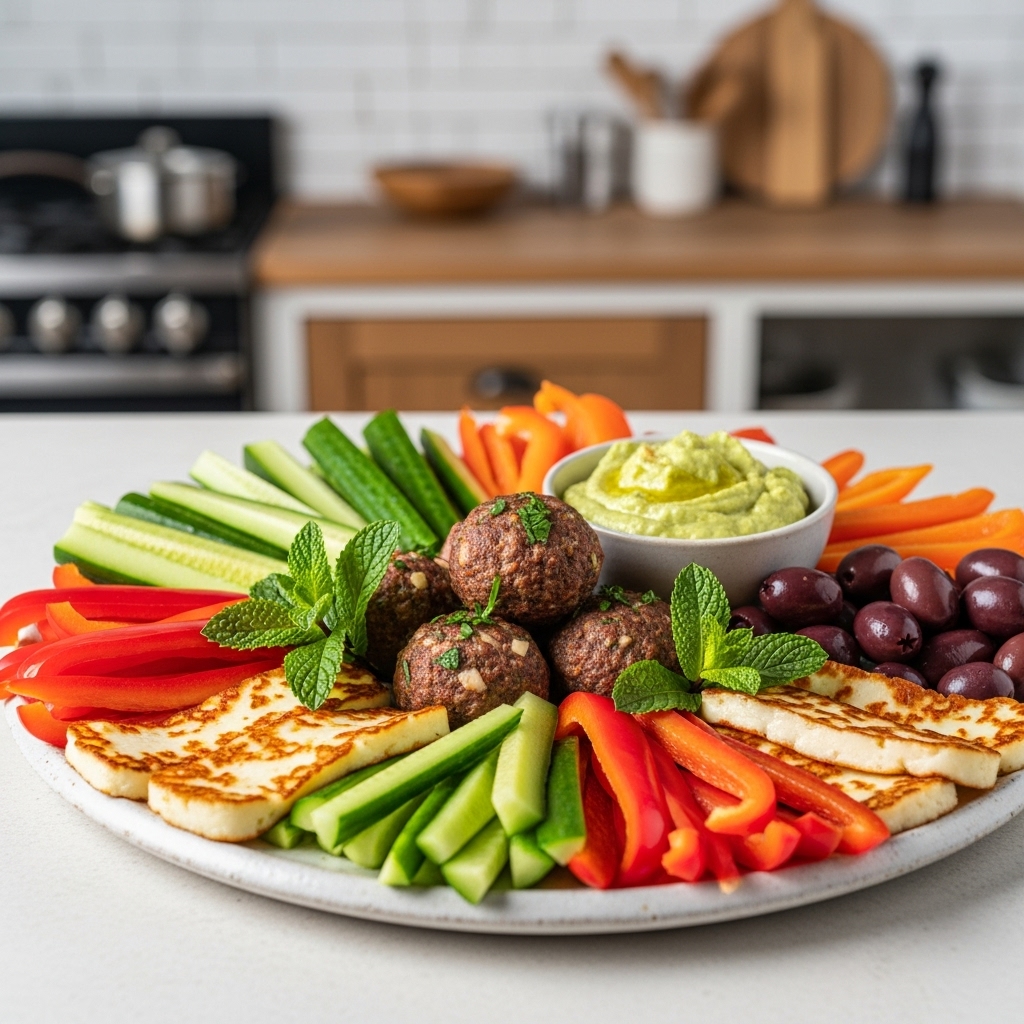 Delectable Lebanese Brunch Platter for Paleo Lovers