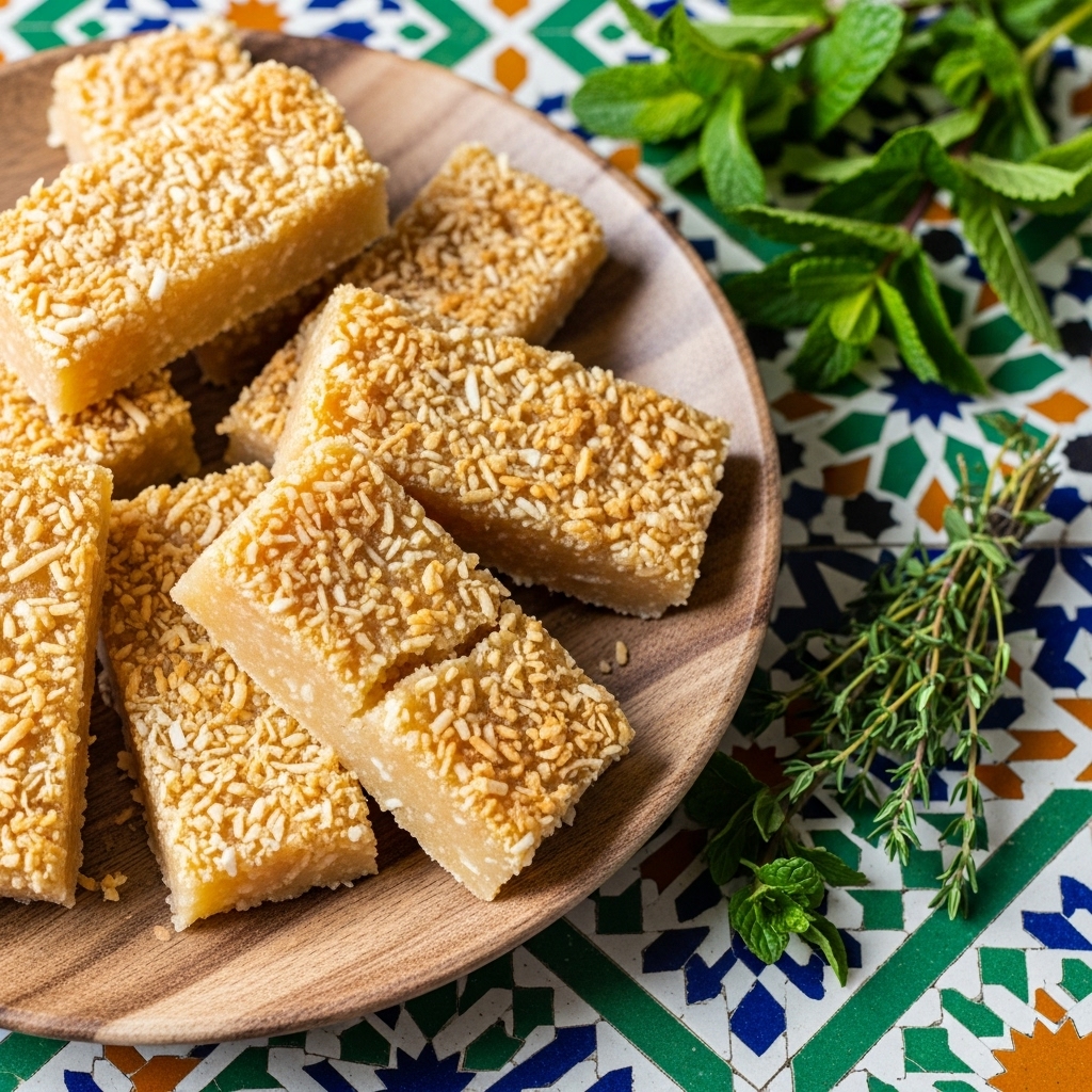 Delectable Nigerian Coconut Cassava Fudge Bars (Paleo)