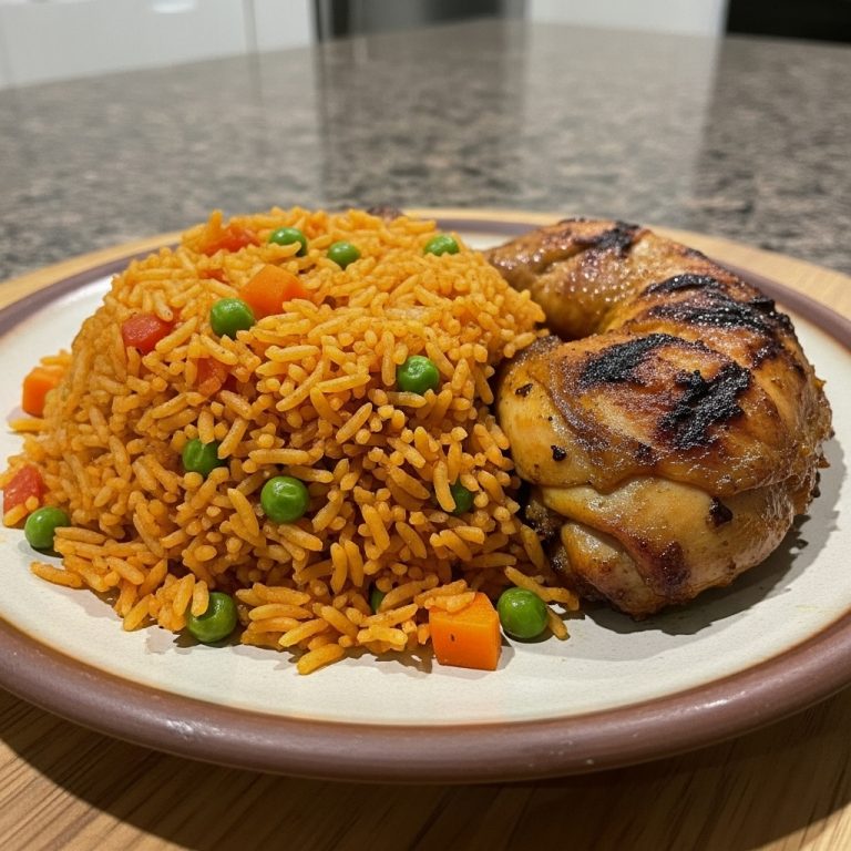 Delectable Nigerian Jollof Rice with Grilled Chicken – A Fusion of Flavors for Your Standard Diet