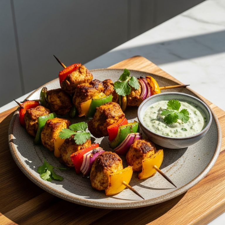 Delectable Paleo Spiced Chicken Skewers with Coconut-Coriander Chutney (Gluten-Free)