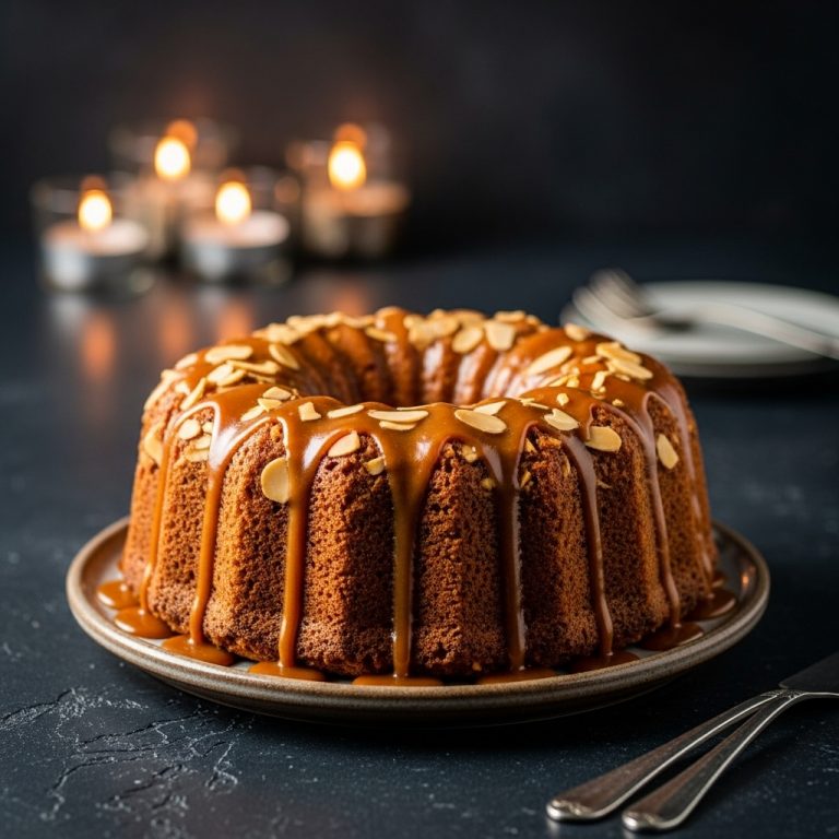 Delectable Portuguese Almond Flour Caramel Cake – A Gluten-Free Heaven!