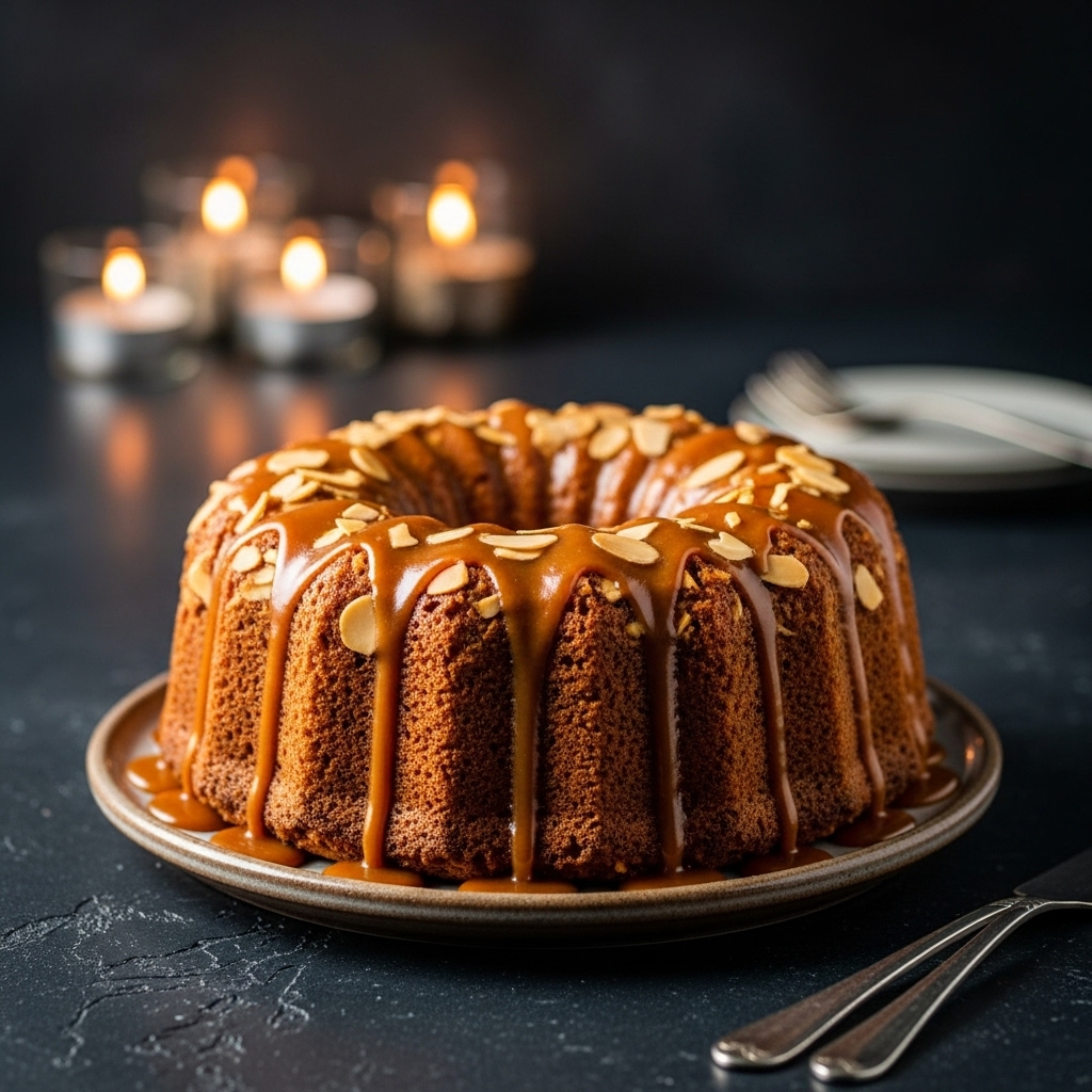 Delectable Portuguese Almond Flour Caramel Cake – A Gluten-Free Heaven!