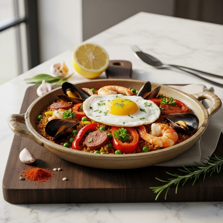Delectable Spanish Gluten-Free Breakfast Paella: A Cinematic Culinary Experience