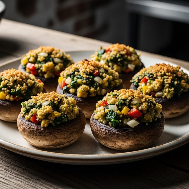 Delectable Vegan Stuffed Mushrooms – A Culinary Masterpiece in Every Bite