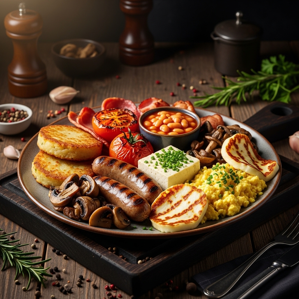 Delectable Vegetarian Irish Breakfast: A Scrumptious Plant-Based Feast