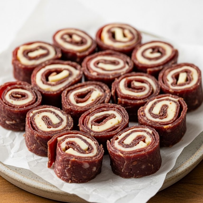 Delicious Paleo South African Biltong & Cheese Roll-Ups