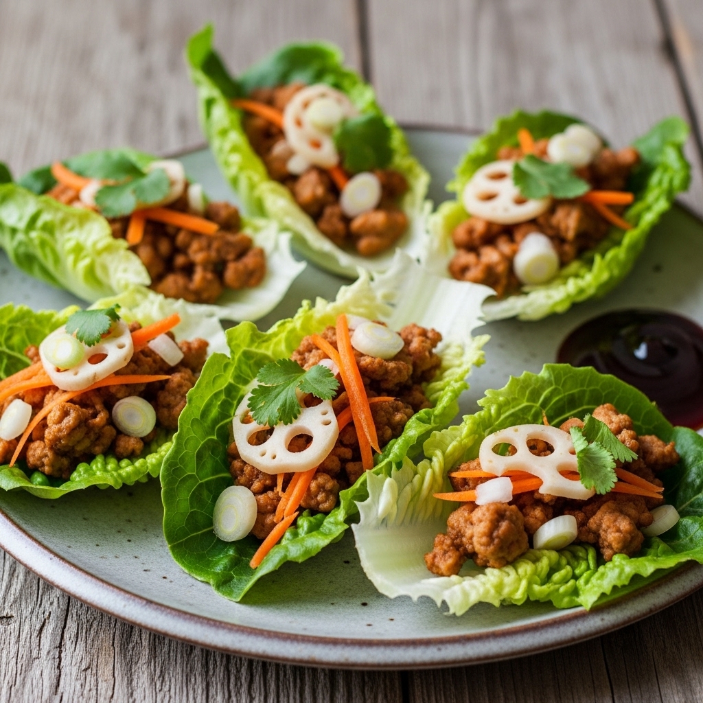 “Deliciously Crispy Paleo Chinese Lettuce Wraps”
