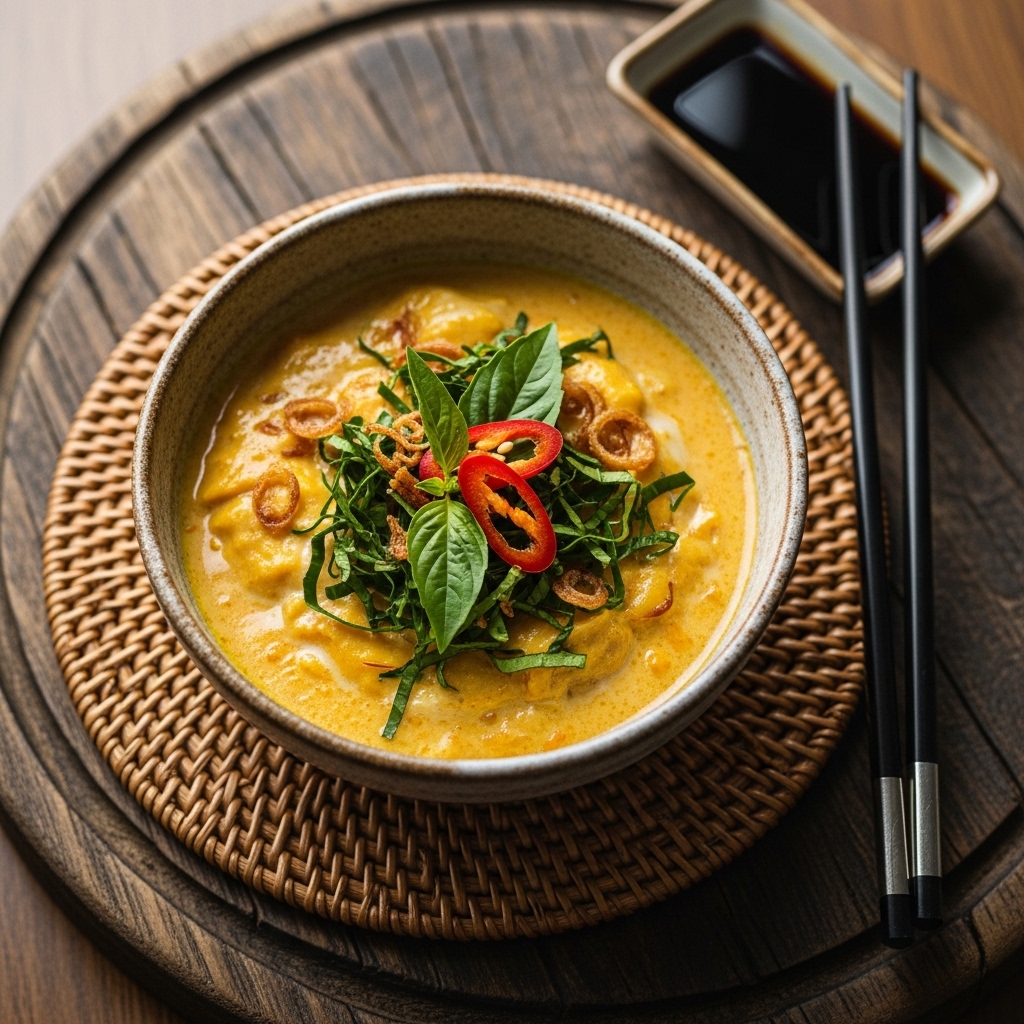 “Deliciously Exotic: Cambodian Vegan Amok Dessert (Gluten-Free)”