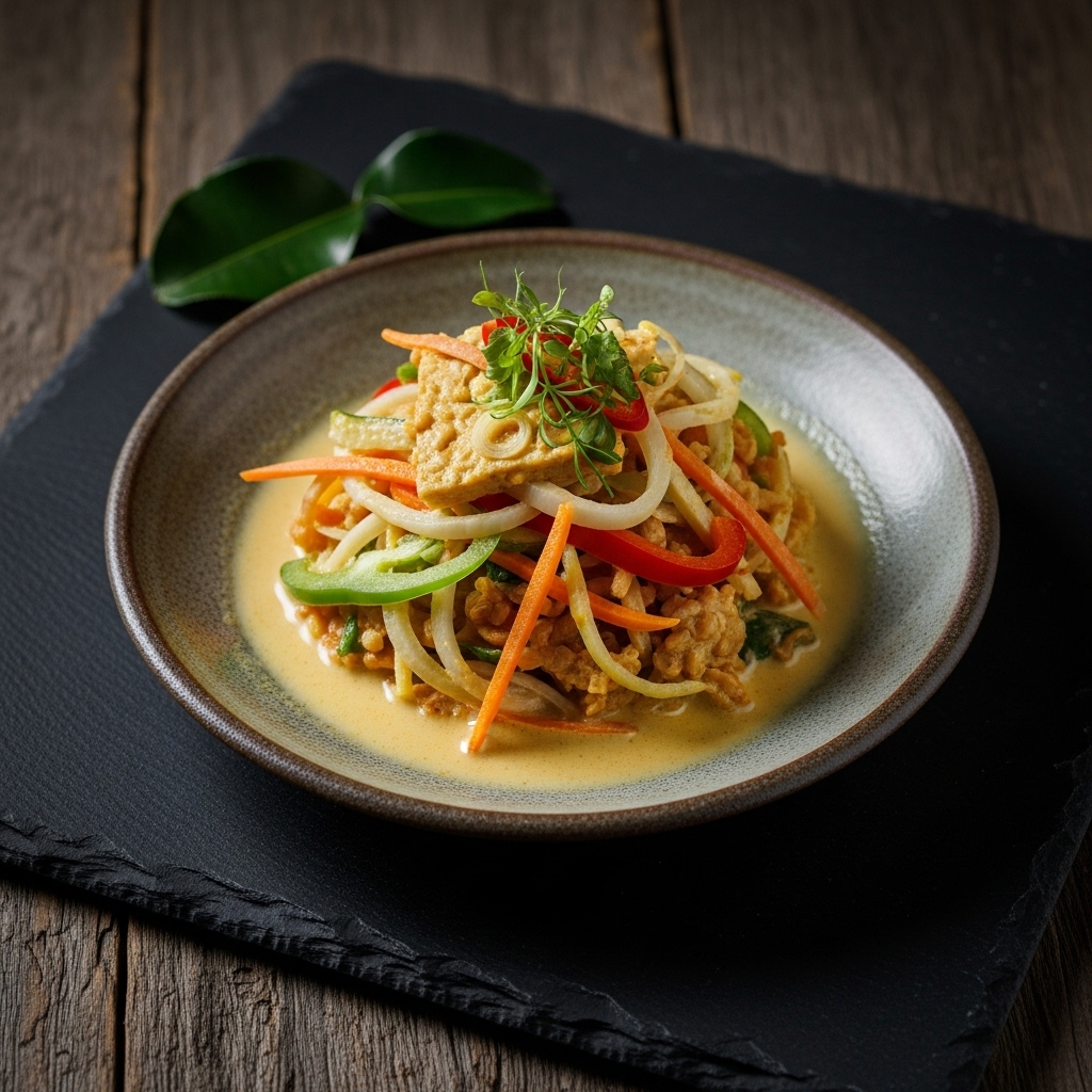 “Delightful Amok Treasure – A Cambodian Vegetarian Dessert”