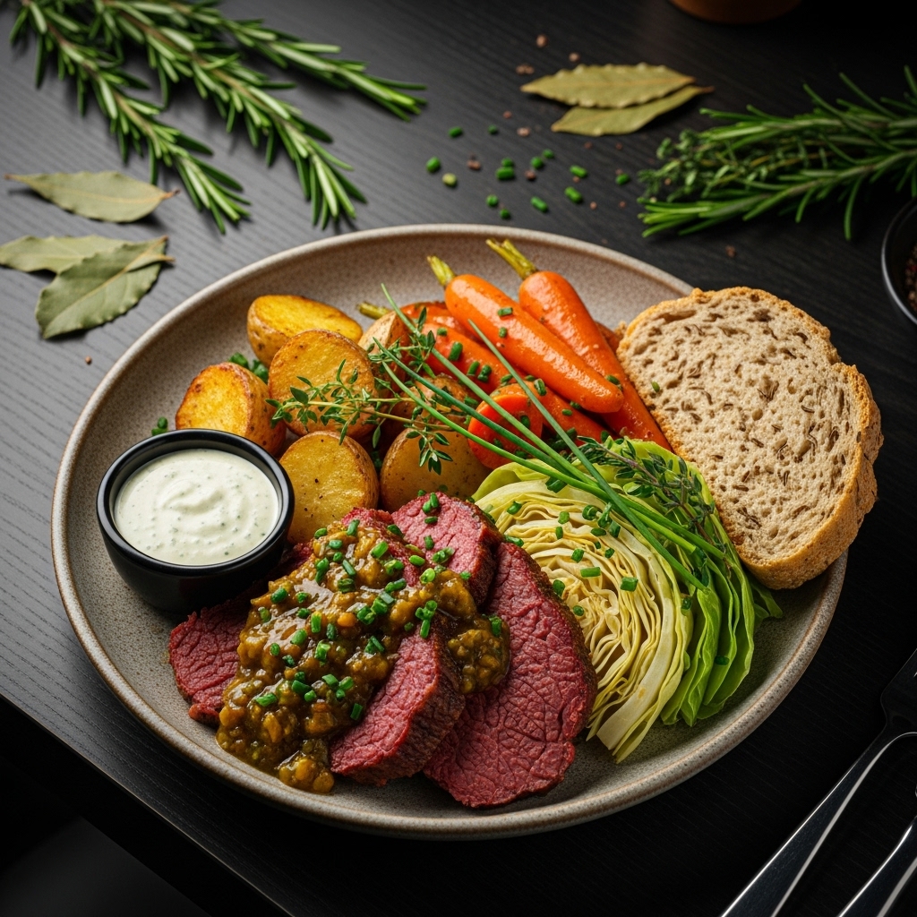 “Delightful Gluten-Free Irish Lunch: A Flavorful Symphony of Textures & Aromas”