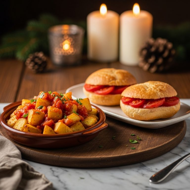 “Delightful Gluten-Free Spanish Tapas: Patatas Bravas & Pan Con Tomate Duo”