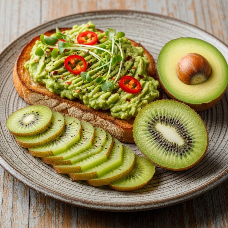Delightful New Zealand Breakfast: Quintessential Kiwifruit & Avocado Toast