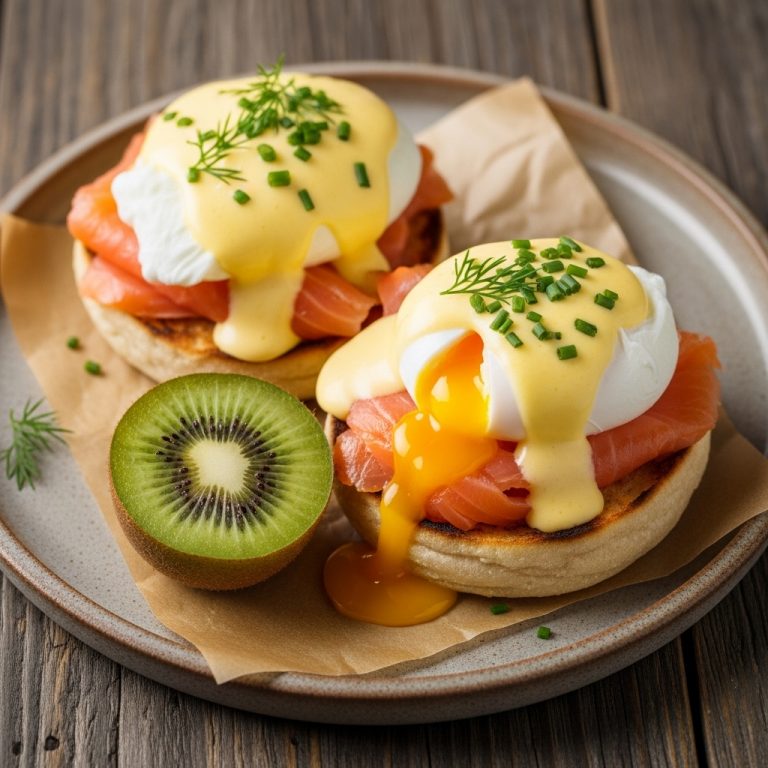Delightful New Zealand Brunch – Mouthwatering Kiwi Eggs Benedict with Smoked Salmon