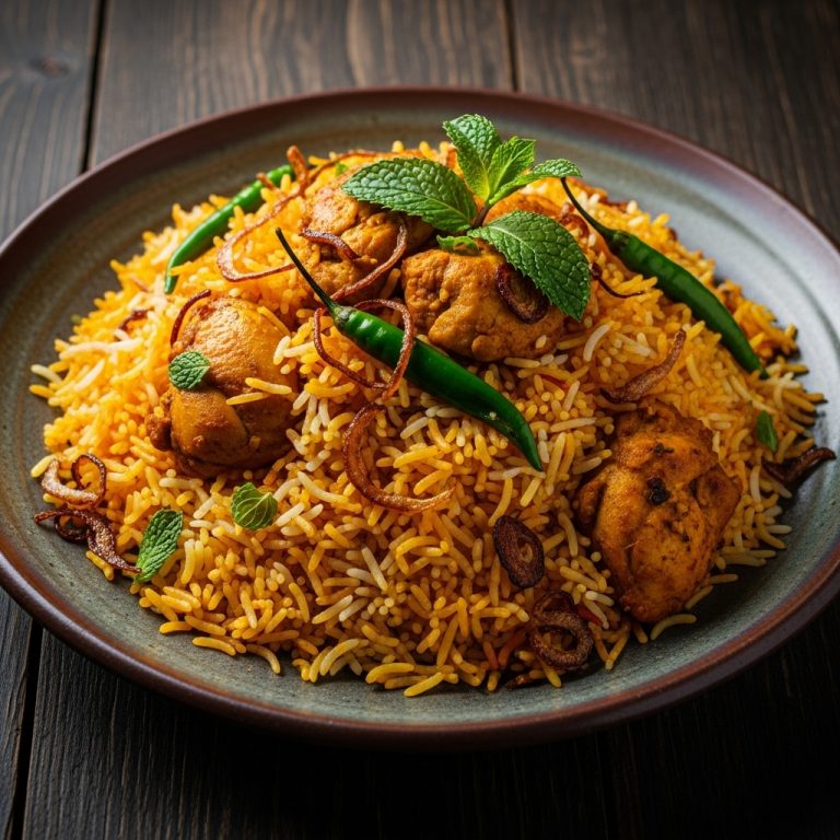 “Delightful Pakistani Chicken Biryani: An Aromatic Sensation for Your Taste Buds”