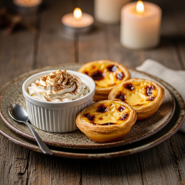 “Delightful Portuguese Breakfast: Aromatic Serradura and Custard Tarts