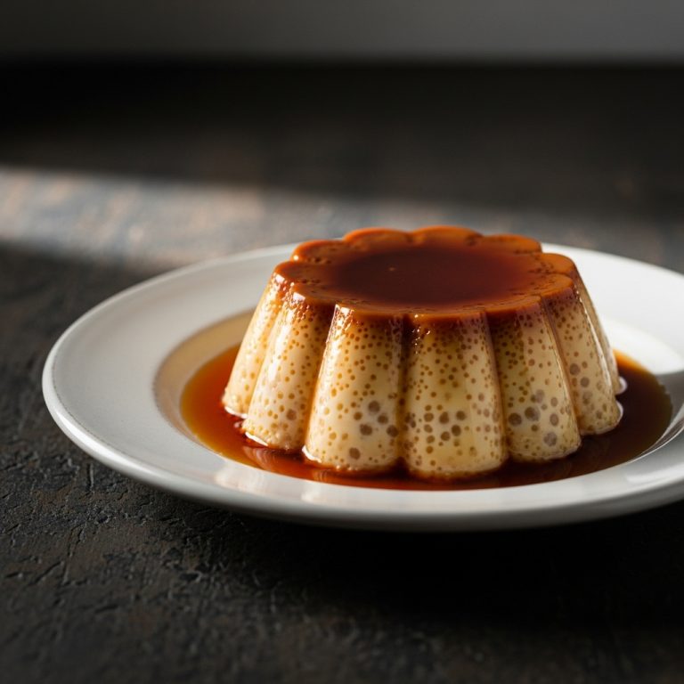 “Delightful Vegan Brazilian Coconut Tapioca Pudding (Pudim de Leite Condensado)”