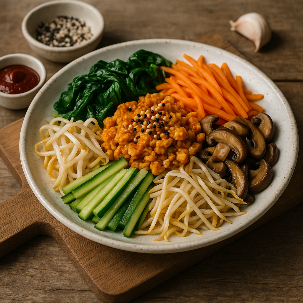 Delightful Vegan Korean Breakfast: Bibimbap Bowl