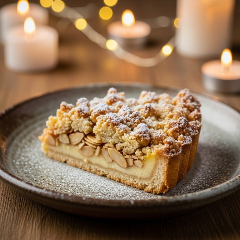 “Divine Dutch Almond Crumble Pie: A Mouthwatering Gluten-Free Dessert Experience”