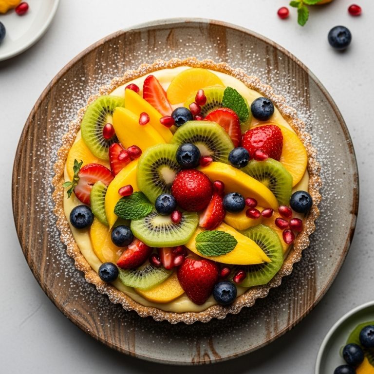 Divine Vegan Pakistani Fruit Tart: A Sensory Delight!