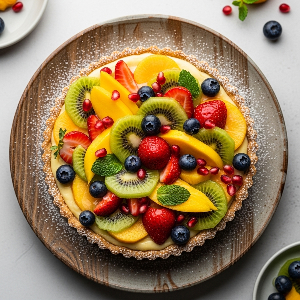 Divine Vegan Pakistani Fruit Tart: A Sensory Delight!