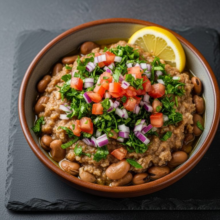 Egyptian Ful Medames Vegan Style: A Traditional Egyptian Breakfast Recipe for Vegans