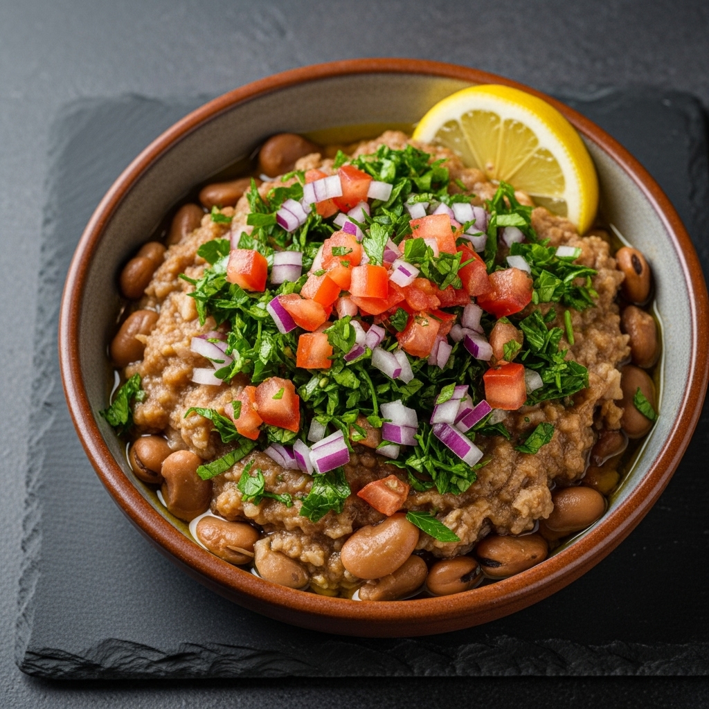 Egyptian Ful Medames Vegan Style: A Traditional Egyptian Breakfast Recipe for Vegans