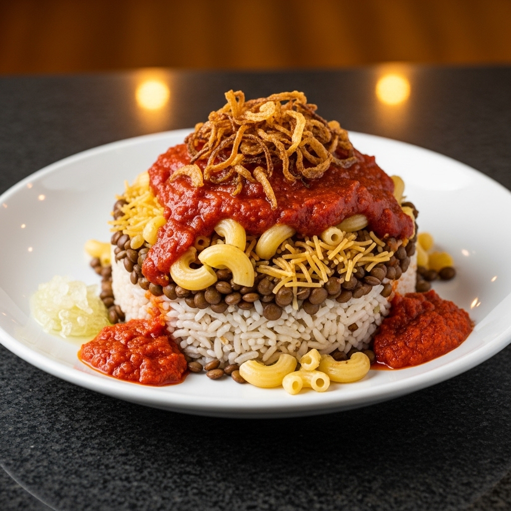 Egyptian Gluten-Free Kushari: A Culinary Masterpiece in Mouthfeel & Aroma