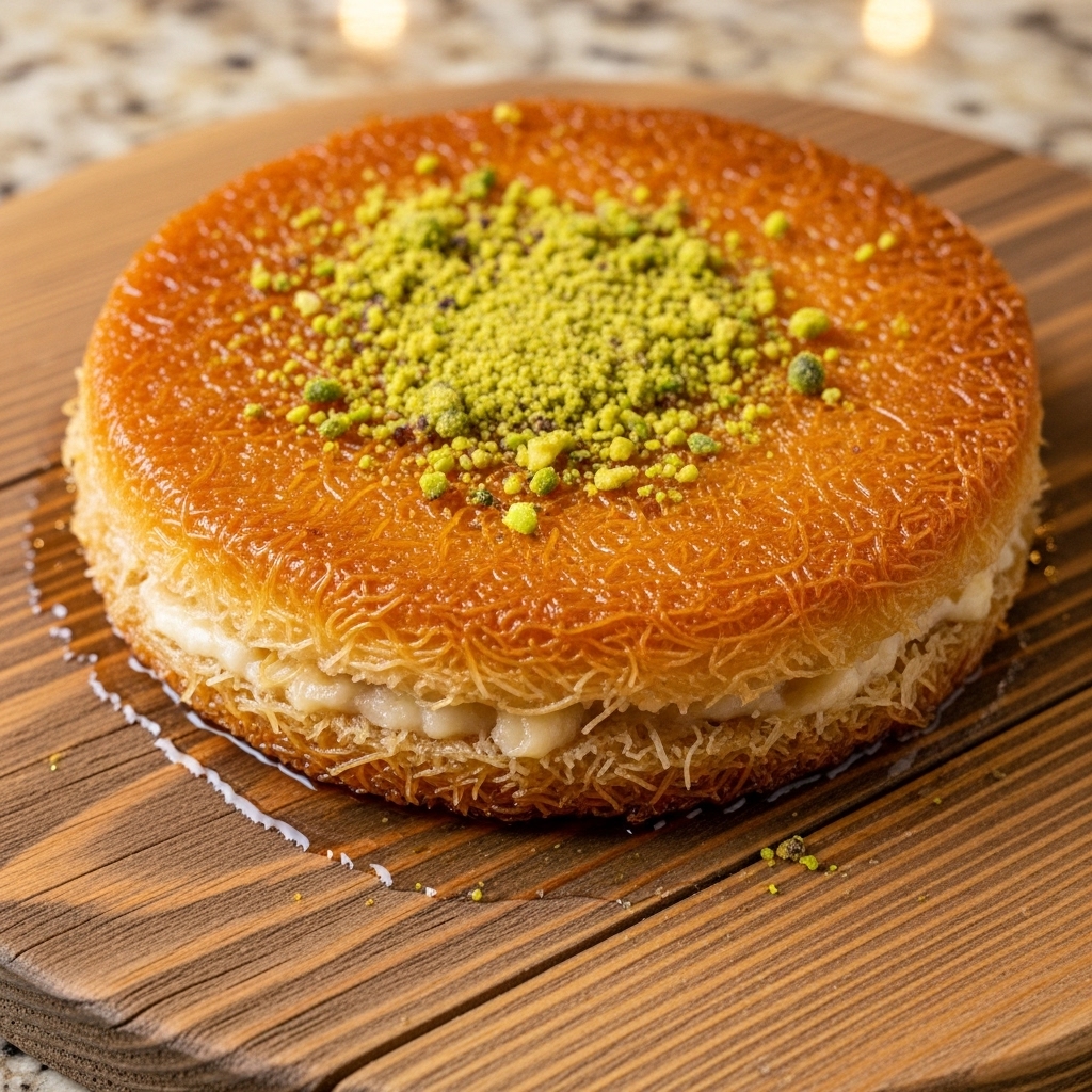 Egyptian Kunafa Dessert – A Sweet, Crispy & Flaky Masterpiece