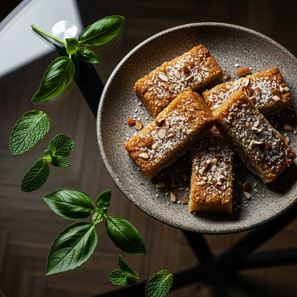 Egyptian Paleo Fika: A Mouthwatering Almond Coconut Bars Recipe