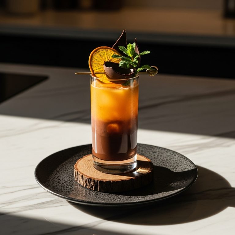 Elegant Chocolate Orange Mocktail
